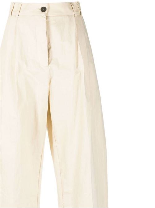 Pantaloni affusolati a vita alta Studio Nicholson | NIKASNW1040SPORTY COTTONDOVE